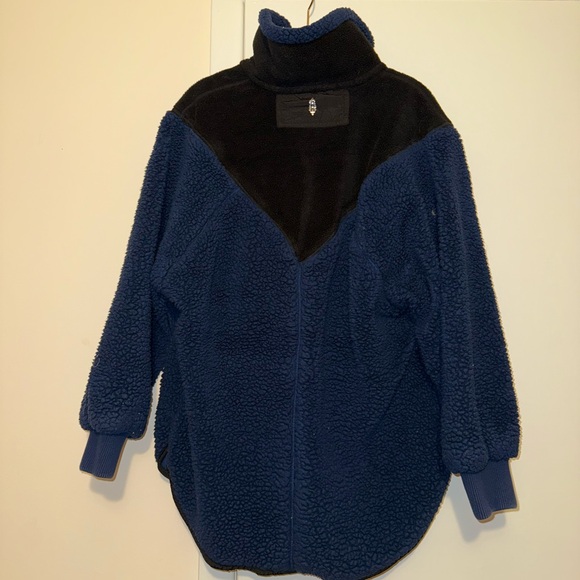 Free People Blue Fleece jacket - Picture 3 of 3